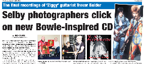 SELBY PHOTOGRAPHERS CLICK ON NEW BOWIE-INSPIRED CD